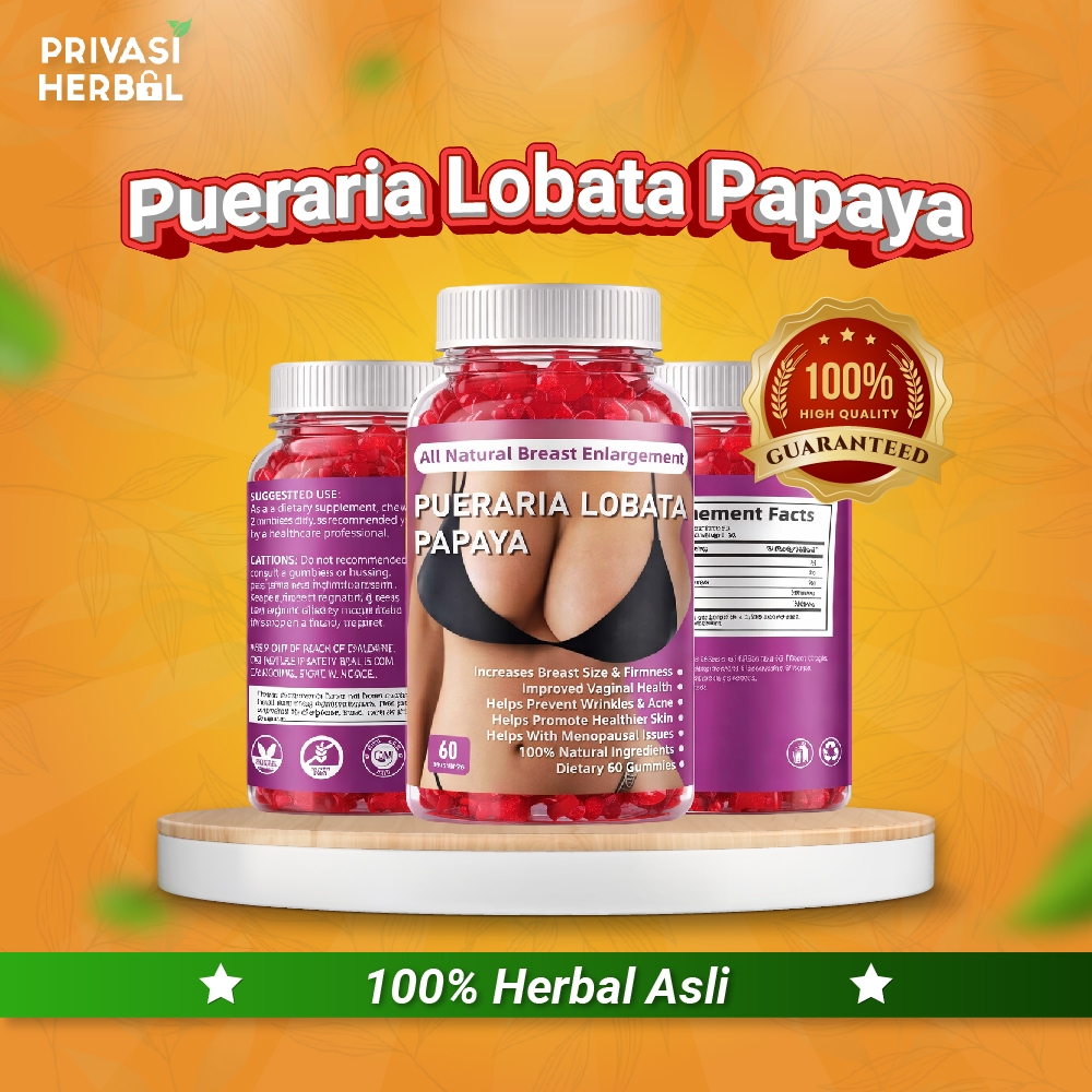 Pueraria Lobata Papaya Herbal BPOM Aman 60 Capsule BPOM ORI