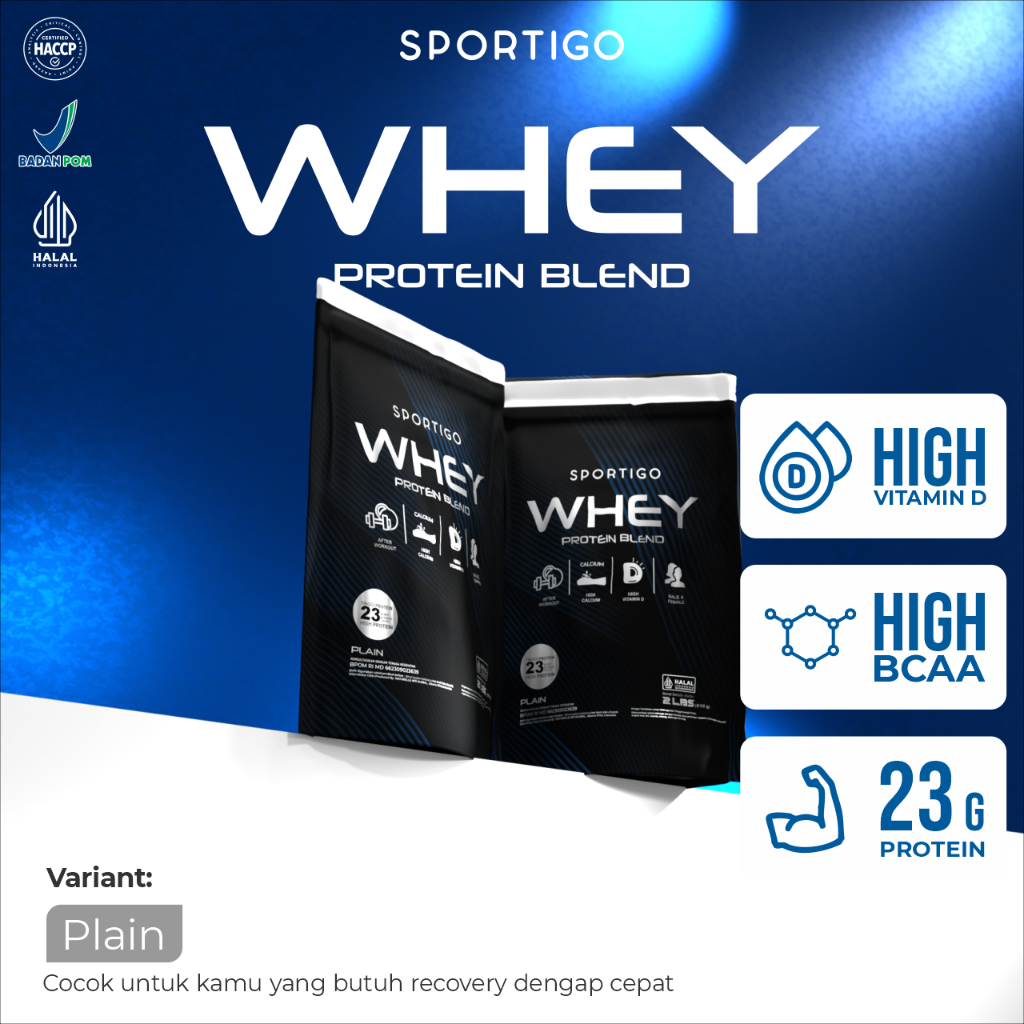 Sportigo Whey Protein Blend (Concentrate Isolate) - Plain