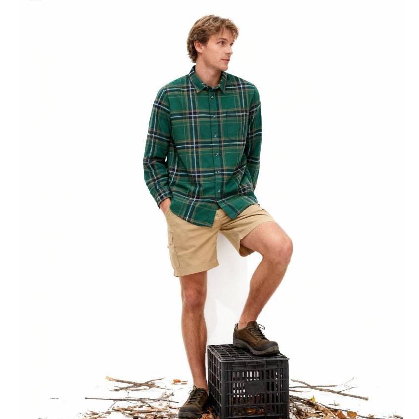 C&B Men Kemeja Flannel Pria Original - Baju Outdoor Pria Branded CB713