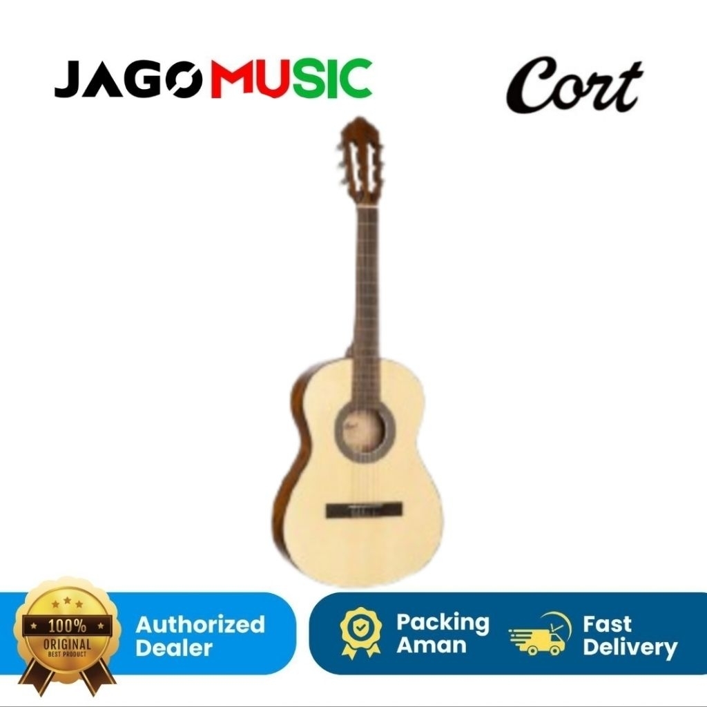 Gitar Akustik Nylon Gitar Cort AC70 Op AC 70 OP 3/4 Original