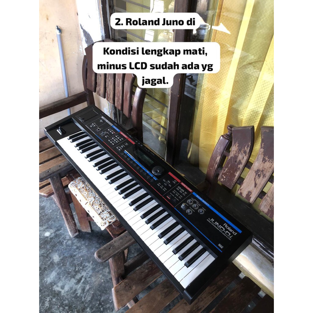Keyboard Roland Juno-Di Mati total