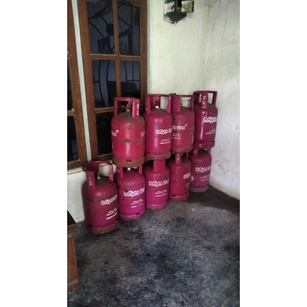 Tabung non subsidi Blue Gas & Bright Gas 5,5 & 12 KG