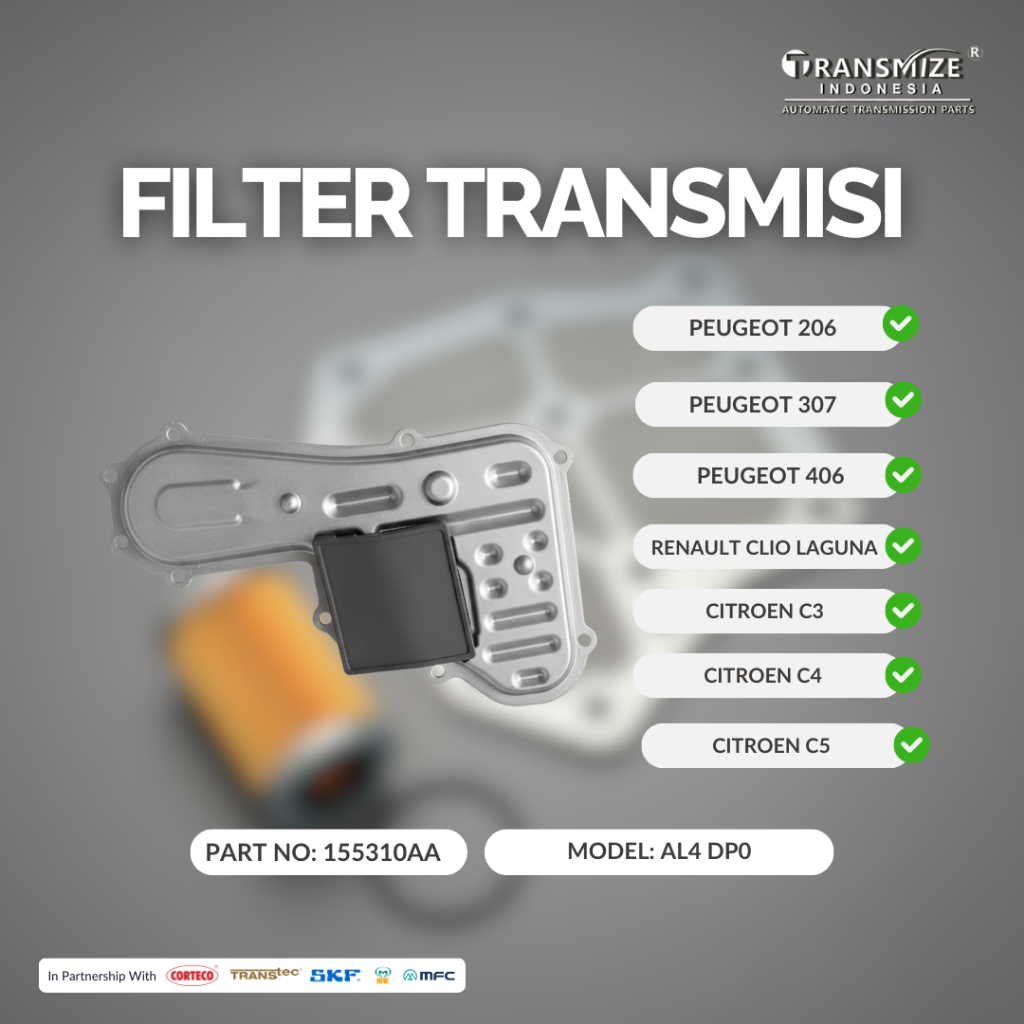 FILTER OLI TRANSMISI MATIC 155310AA | PEUGEOT 206 307 406 - AL4 DP0