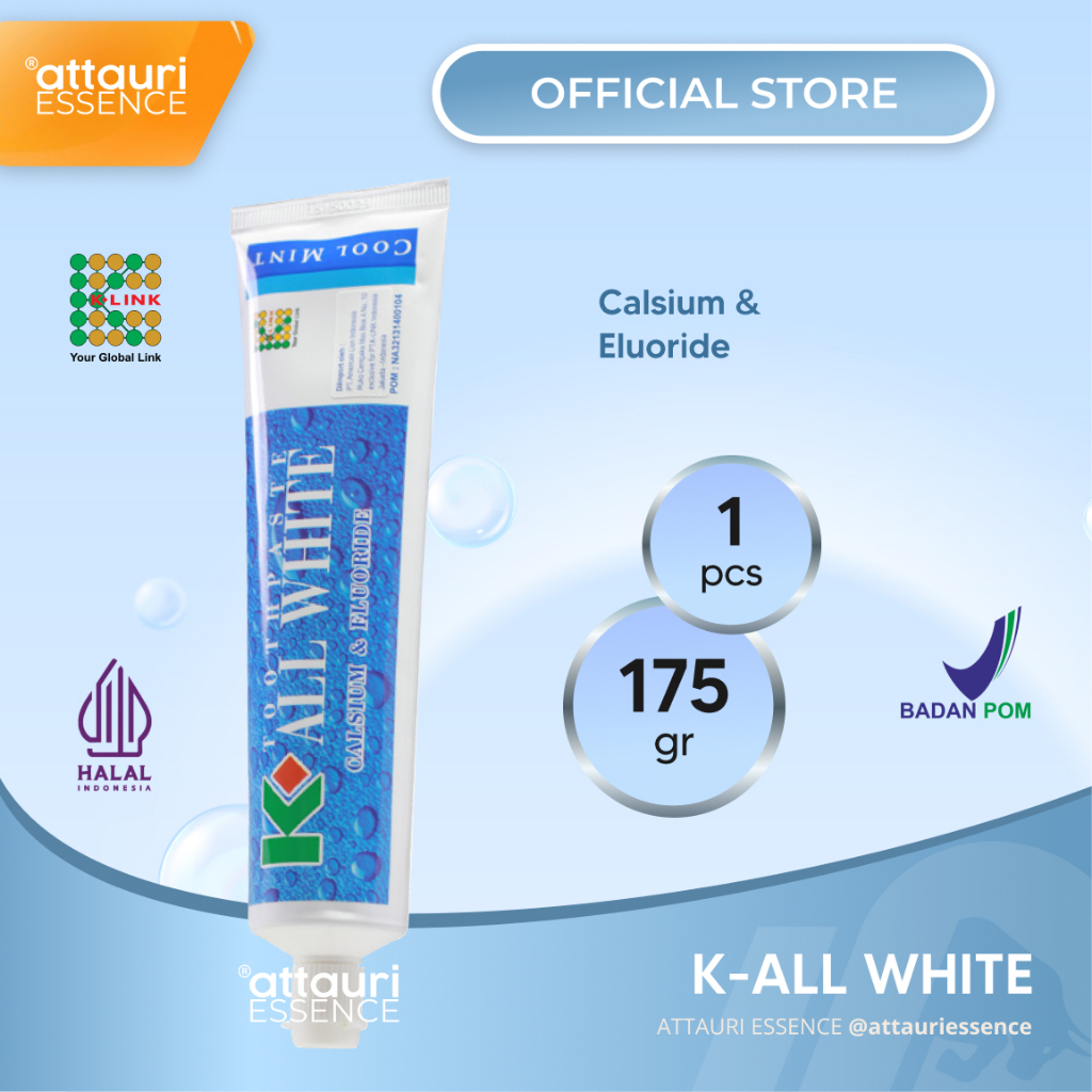 K-LINK K-All White Pasta Gigi Perawatan Mulut 175g