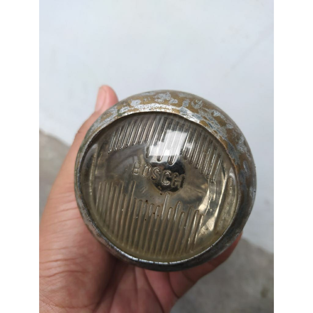 Lampu sepeda onthel bosch original kaca