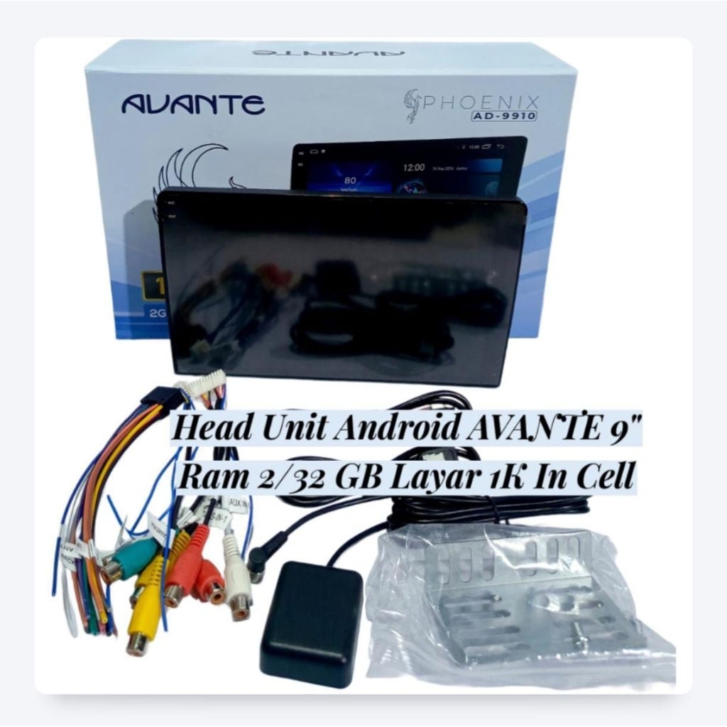 Avante 2/32 GB Head Unit Android AVANTE 9 inch New Series - Original