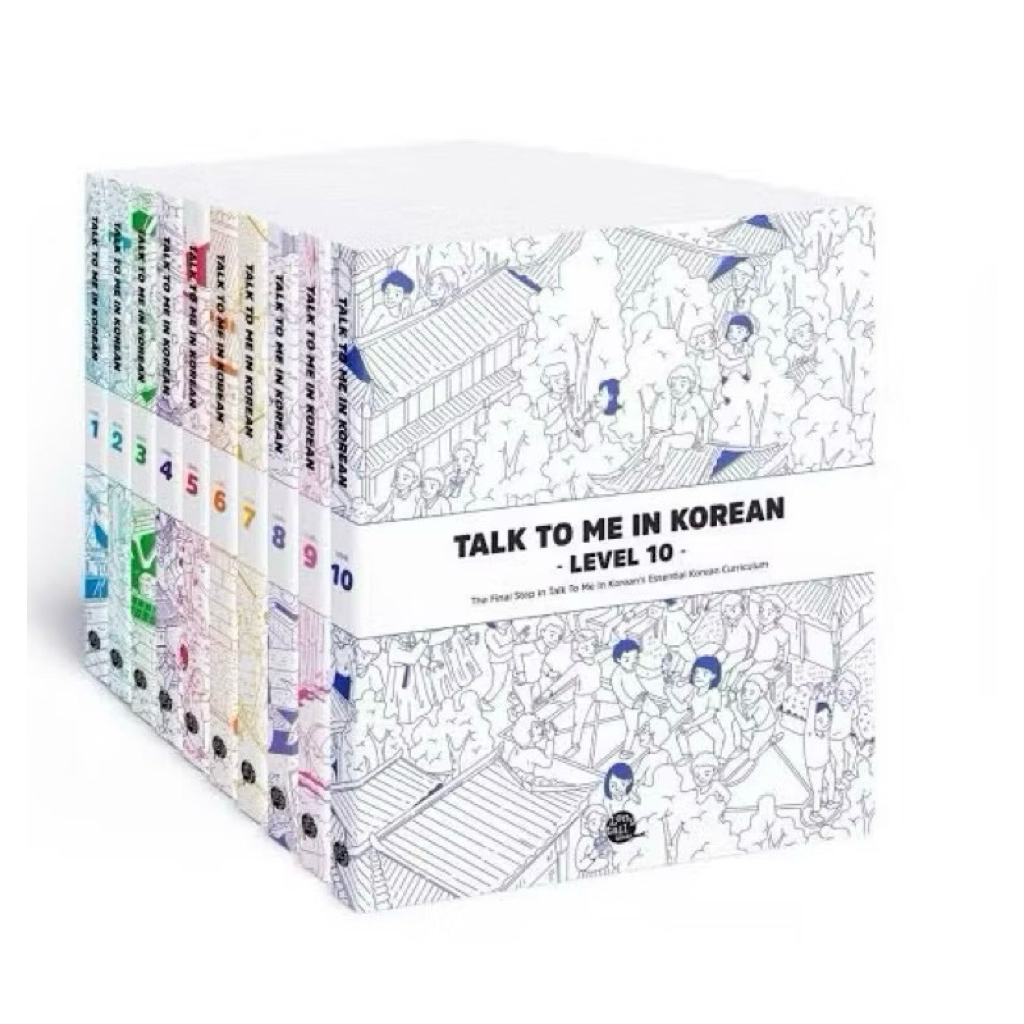 ||KOREA|| Buku Korea Talk To Me In Korean, Textbook & Workbook + Audio File