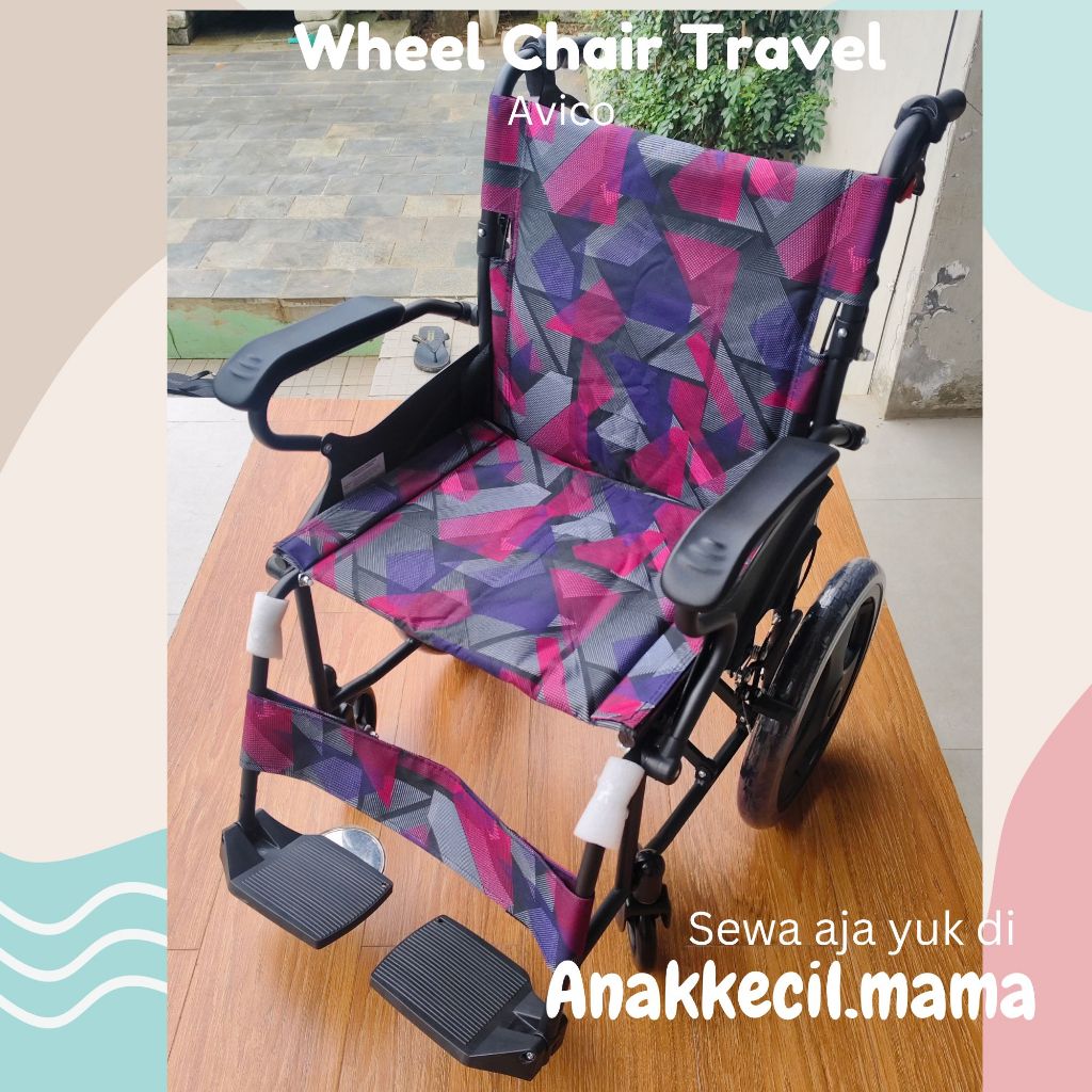 SEWA Kursi Roda Treveling Avico Arjuna / sewa kursi roda dewasa