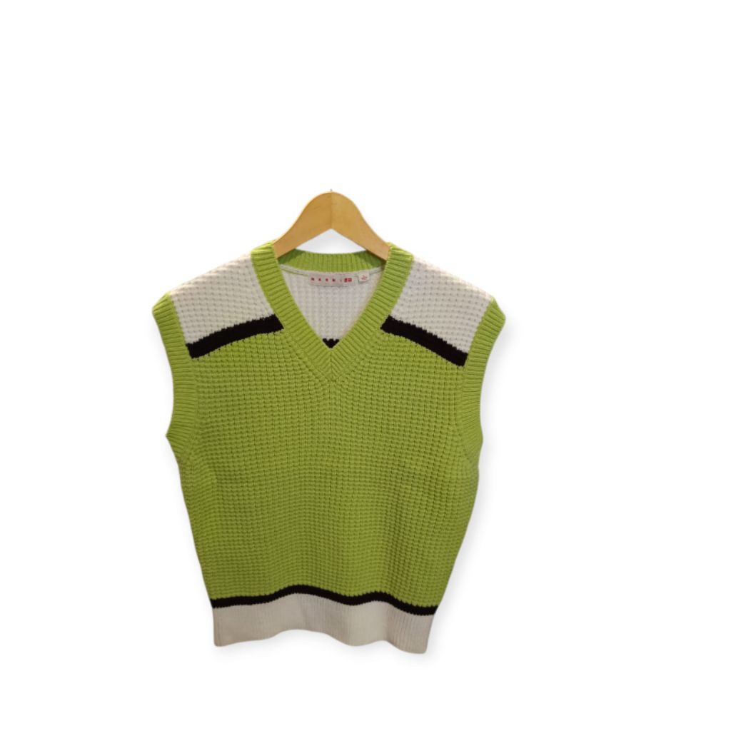 Marni × Uniqlo Green Knit Vest