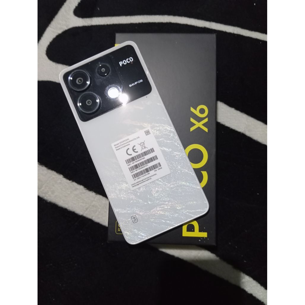 Poco X6 5G Penyimpanan 256Gb RAM 12Gb Lengkap Second