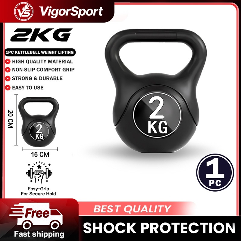 Kettlebell 2KG / Alat Fitness Home  / Barbell 2 KG/ Dumbell / Barbel 2kg