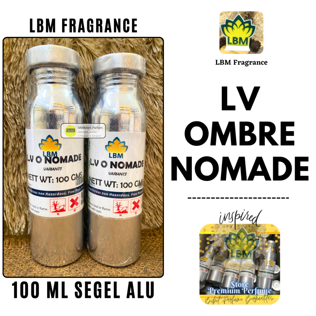 Bibit Parfum O NOMADE ( 100 ML SEGEL Alumunium ) LBM Fragrance