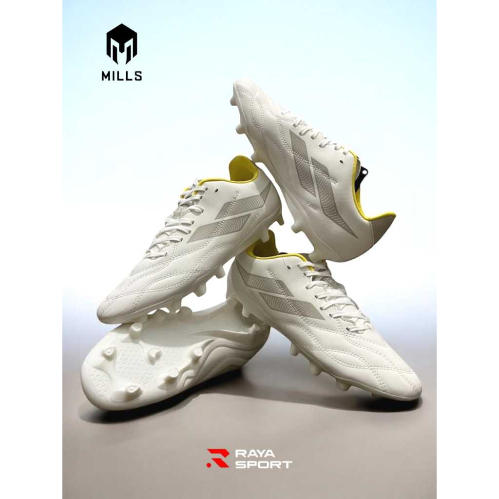 MILLS ENZO FG WHITE GOLD SEPATU BOLA MILLS SEPATU OLAHRAGA ORIGINAL MILLS
