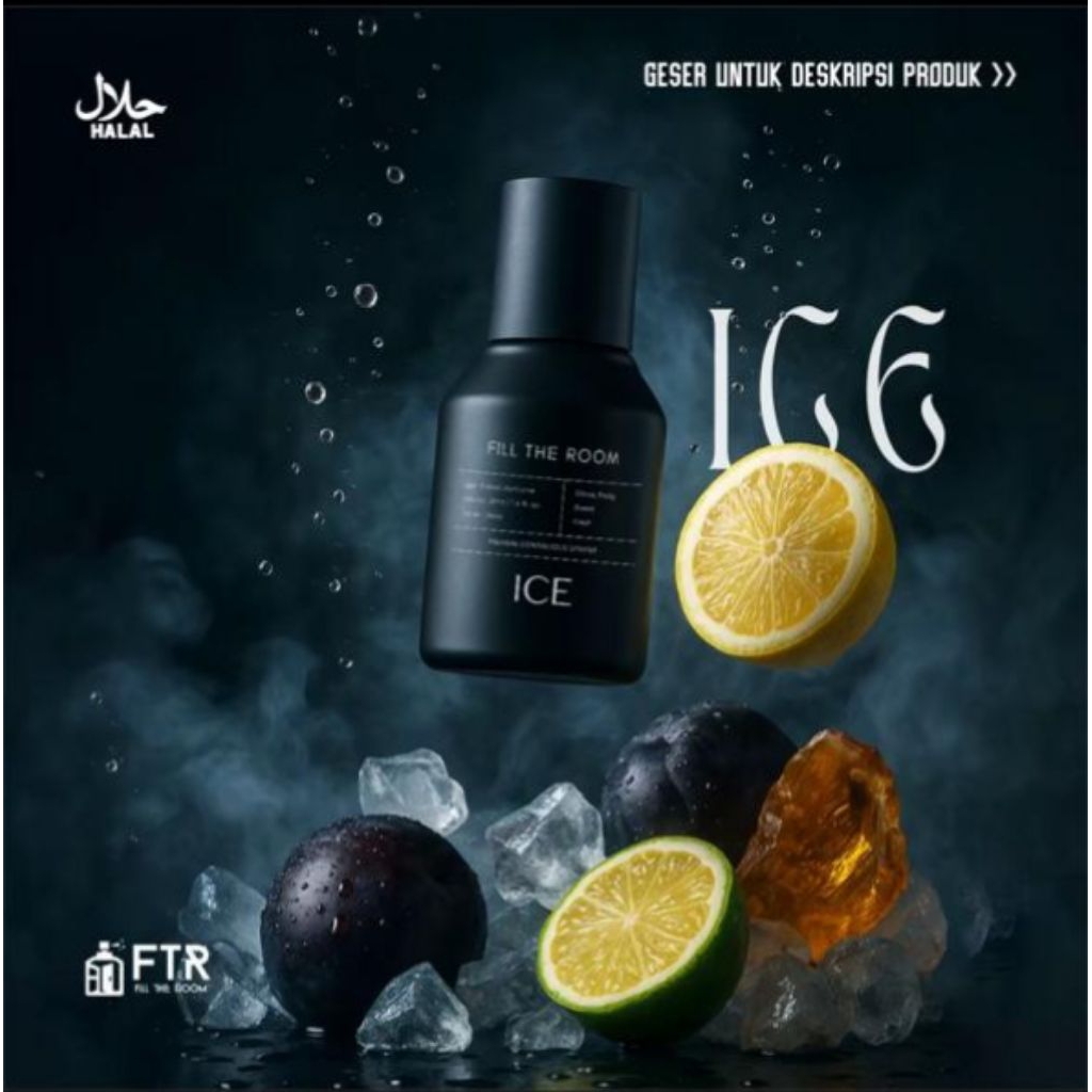 FTR ICE Series Extrait De Parfum - 35ML - Parfum Pria Wangi Tahan Lama - Long Lasting - Extrait Parf