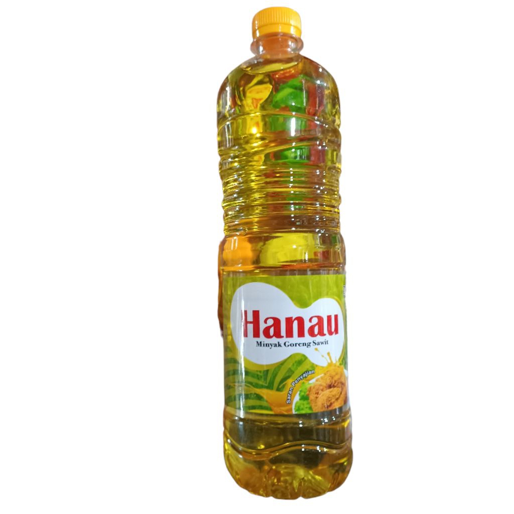 Minyak Goreng Sawit Hanau 1 Liter Miyak 1000ml Botol Plastik