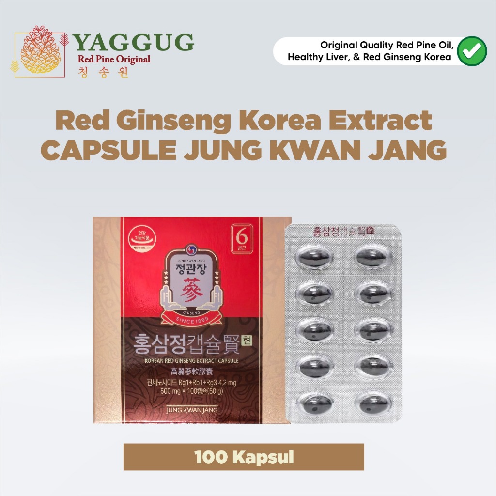 Red Ginseng Korea Extract Kapsul Jung Kwan Jang