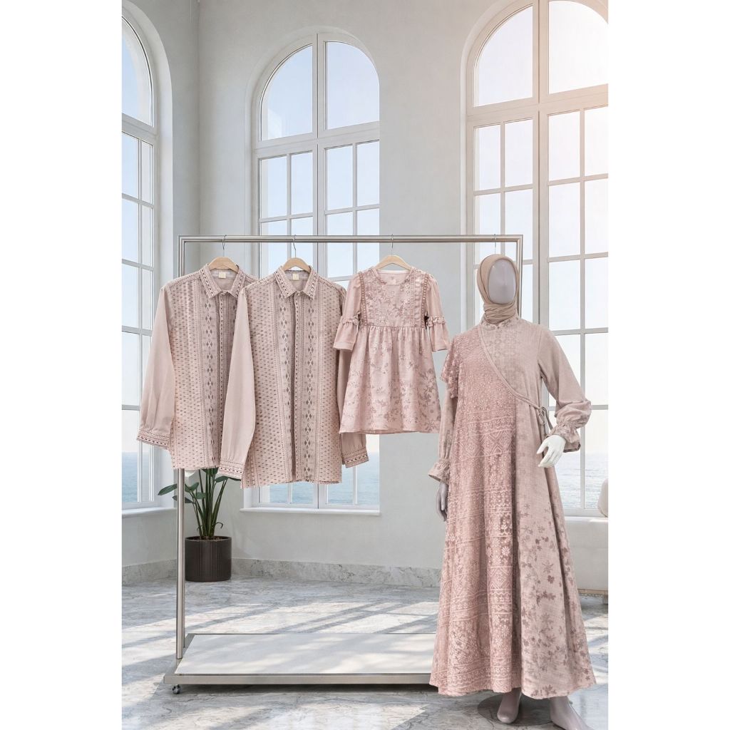 Family Couple Ethnic azura series | family set lebaran 2026 | family set