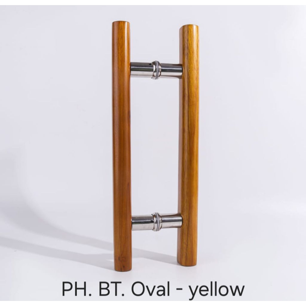 Handle pintu tembus kayu jati| Gagang pintu tembus kayu jati 50cm