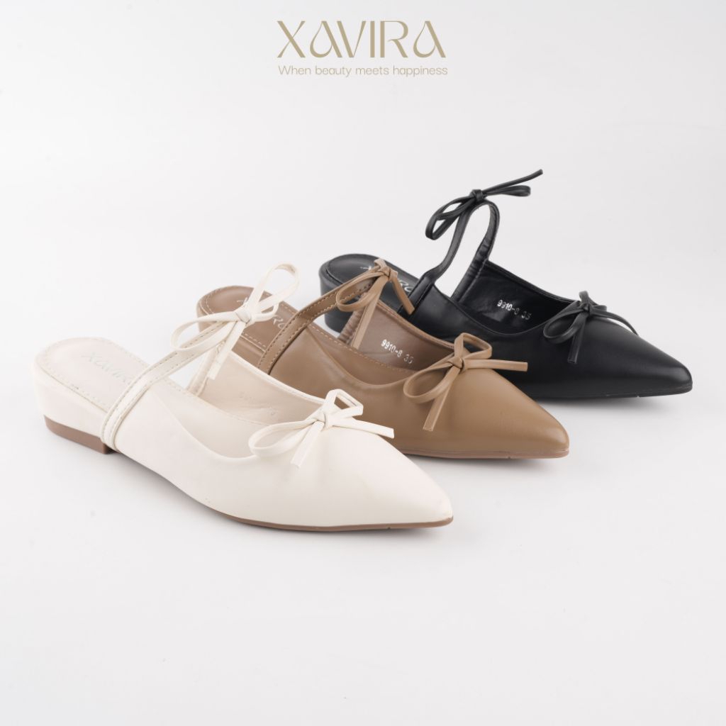 Xavira Felina Sepatu Import Wanita Wedges Anti Slip Harian Kerja Jalan