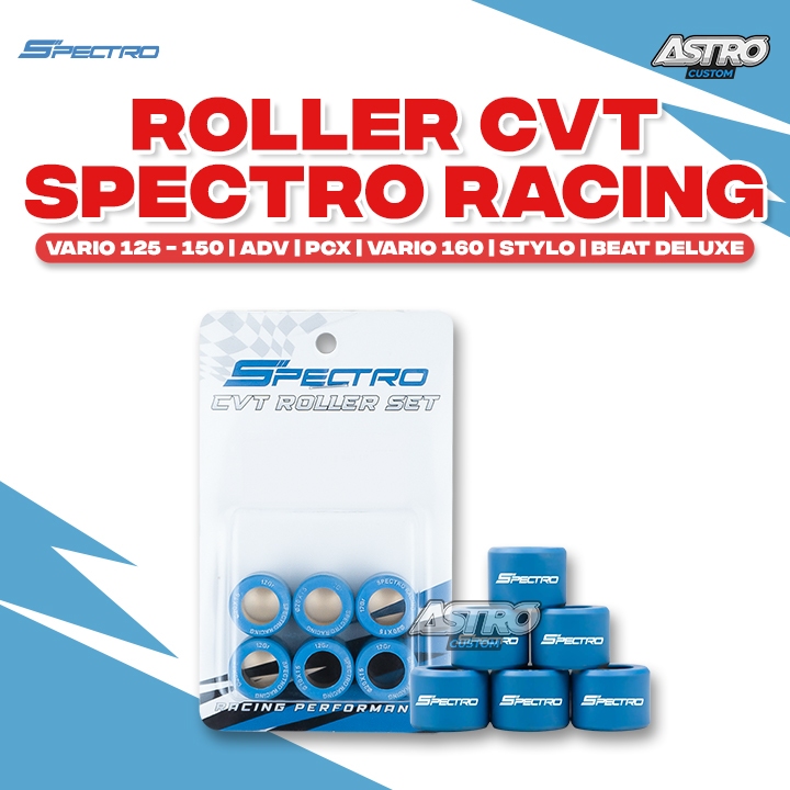 Roller Spectro Racing Vario 125 150 PCX ADV STYLO 160 Genio BeaT Deluxe  Scoopy Prestige Upgrade CVT