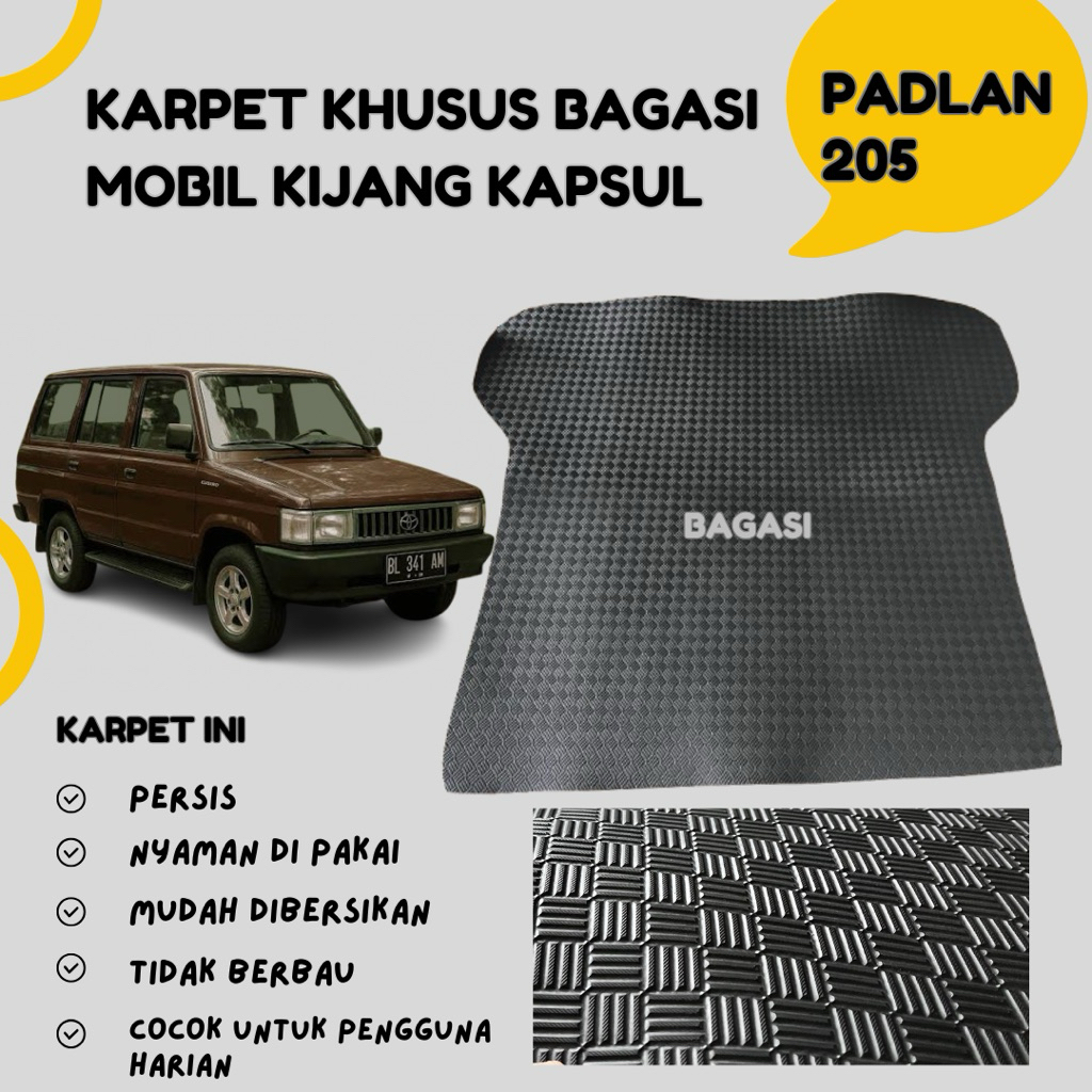 Karpet Bagasi Mobil Kijang Kapsul