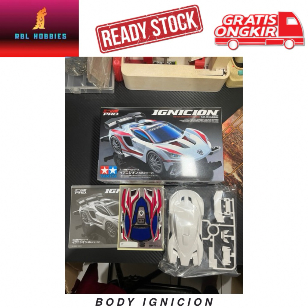 Tamiya 18657 Body Ignicion Set Original Loose Kit Mini4WD