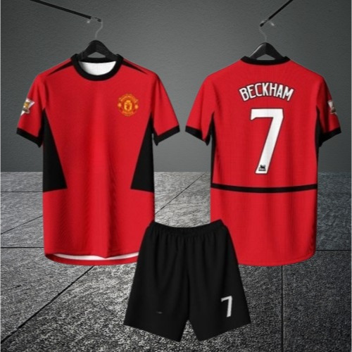 JERSEY PREMIUM  UNISEX MANCHESTER UNITED MERAH 2003 FULL PRINTING FREE NICKNAME