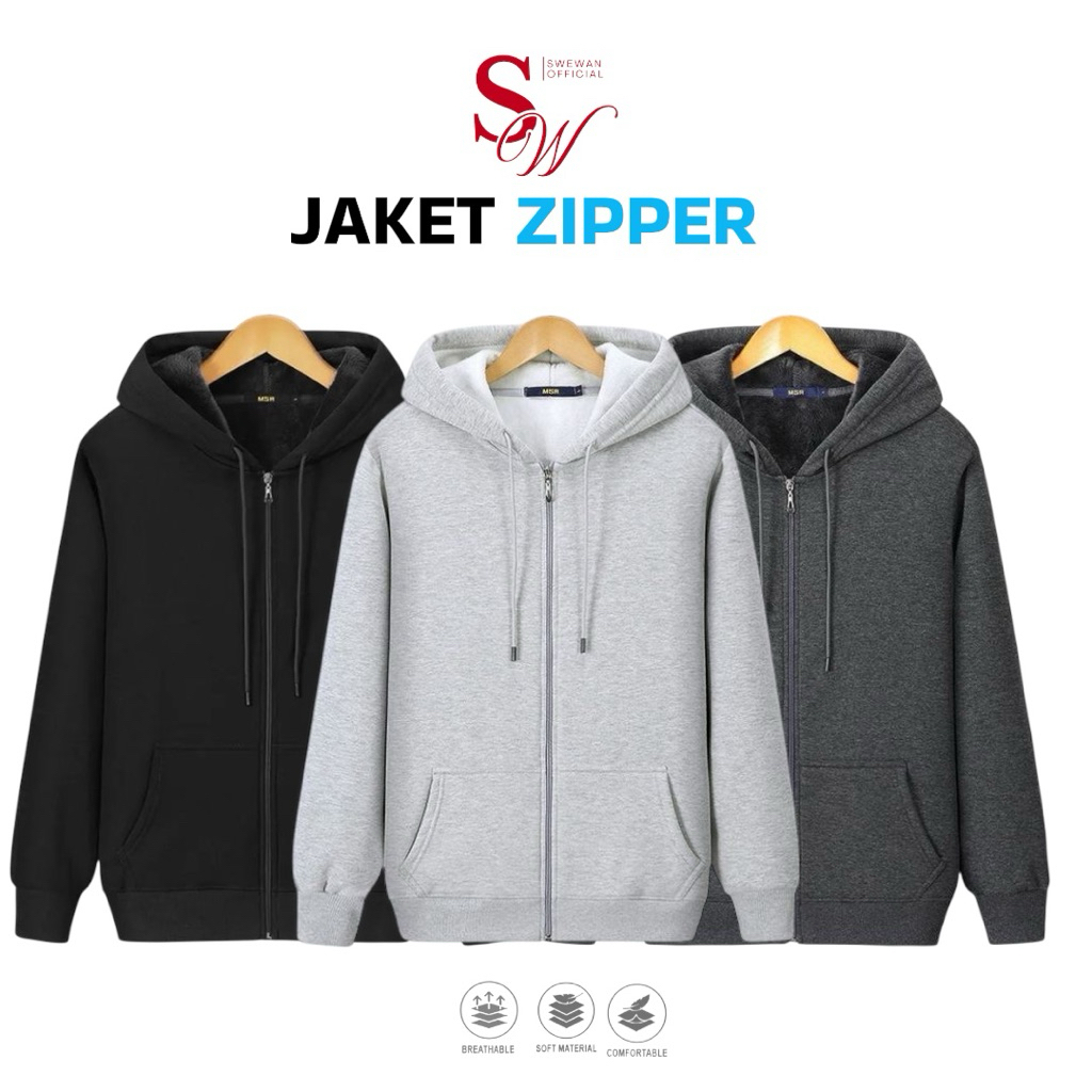 JAKET POLOS HOODIE ZIPPER POLOS UNISEX JAKET HOODIE ZIPPER POLOS