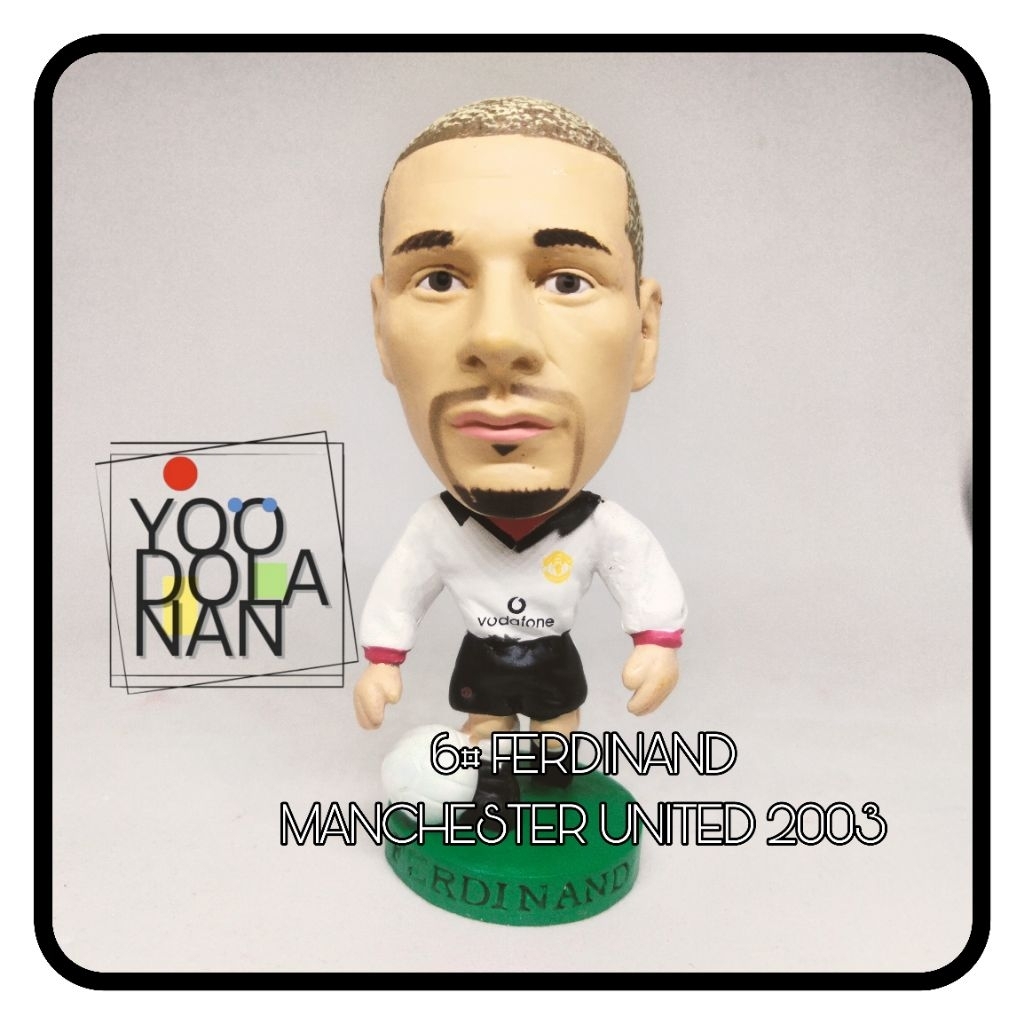 6# FERDINAND - MANCHESTER UNITED 2003 CORINTHIAN PROSTARS FIGURE PEMAIN BOLA