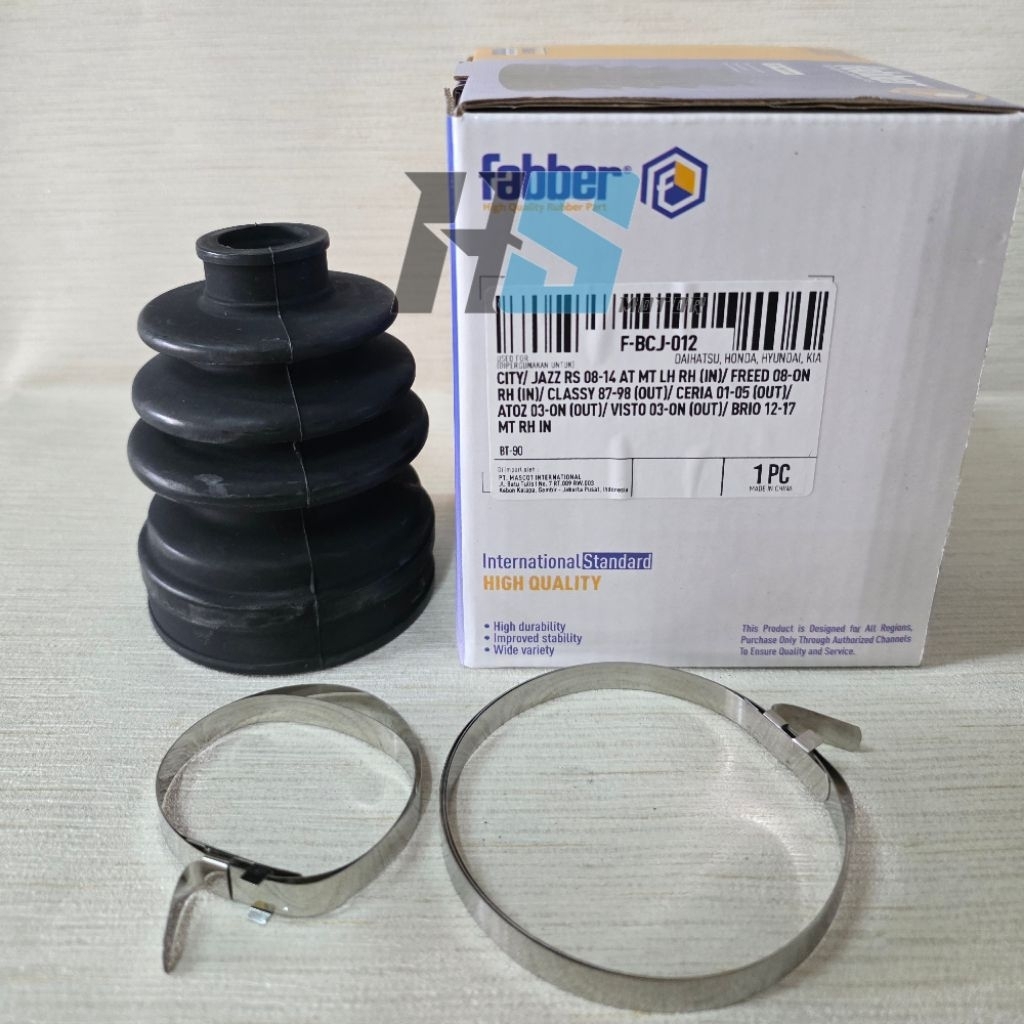 KARET BOOT CV JOINT AS KOPEL LUAR DALAM IN OUT MOBIL HONDA CITY GM2 AT MT JAZZ S AT MT RS GE8 FREED 