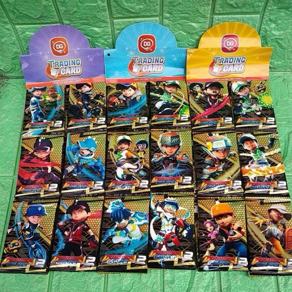 MAINAN KARTU BOBOIBOY GALAXI ISI 120 KARTU