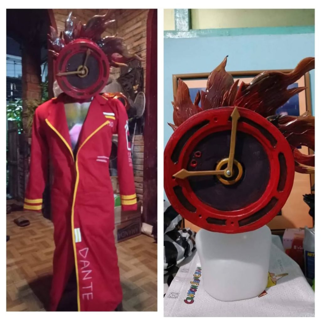 Kostum Dante Limbus Company Cosplay