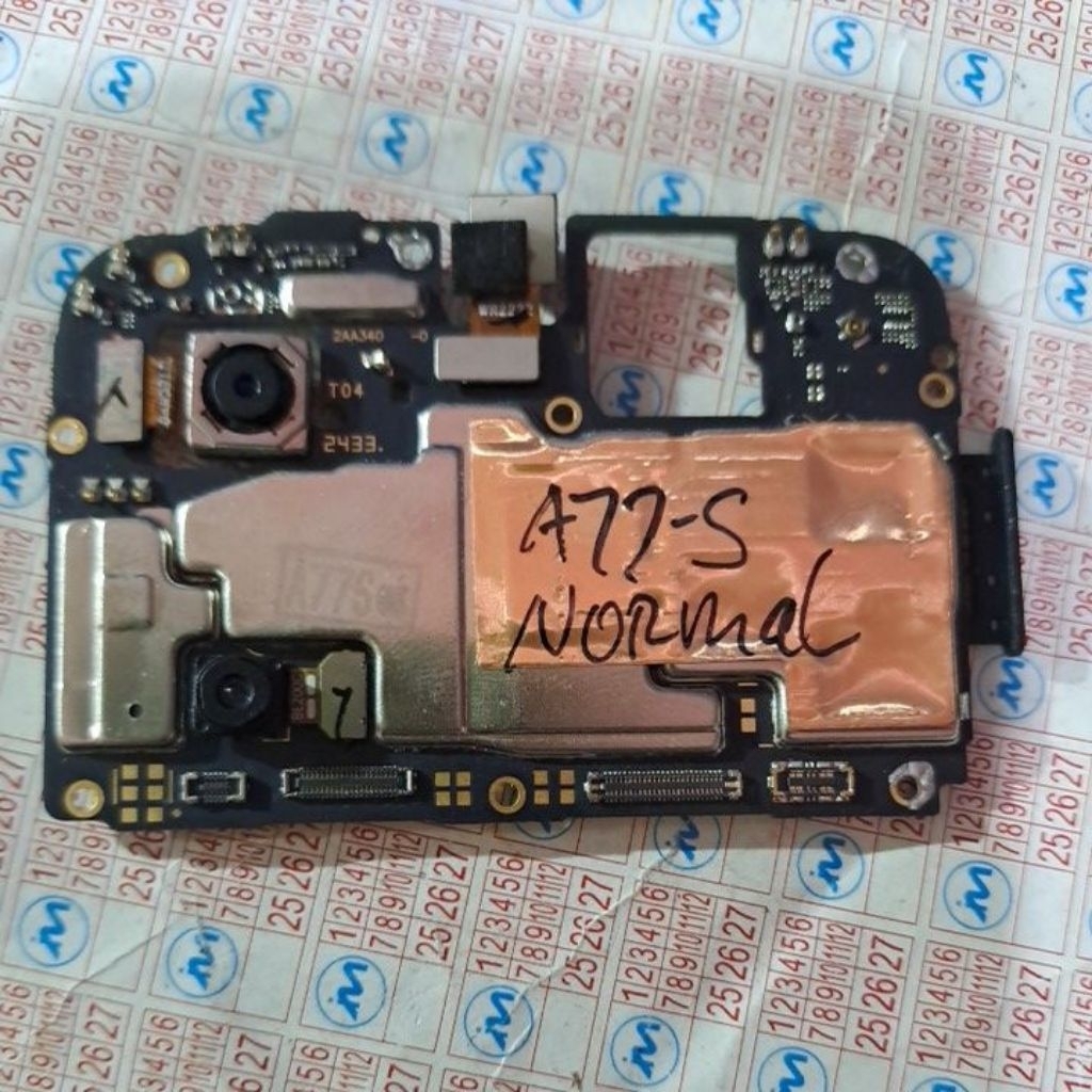 mesin oppo A77s refurbish,ram 8/128.