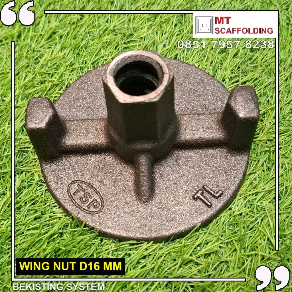 WING NUT 94 - Bekisting System untuk Pengunci Coran Beton Kolom, Dinding Balok