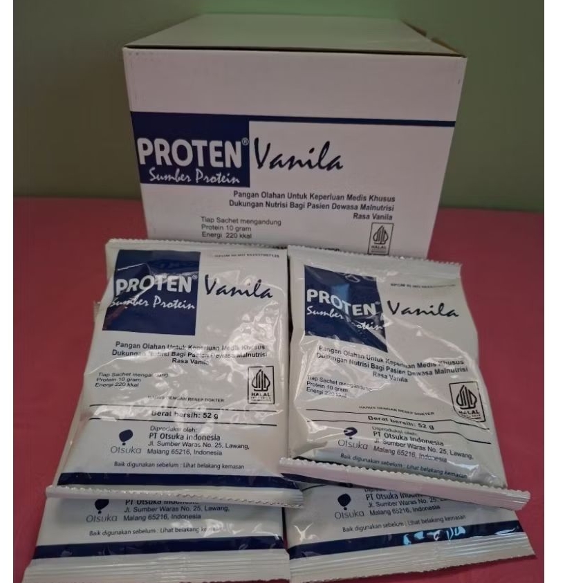 Susu proten vanila 52 gram/susu protein tinggi/susu protein/proten/susu soya