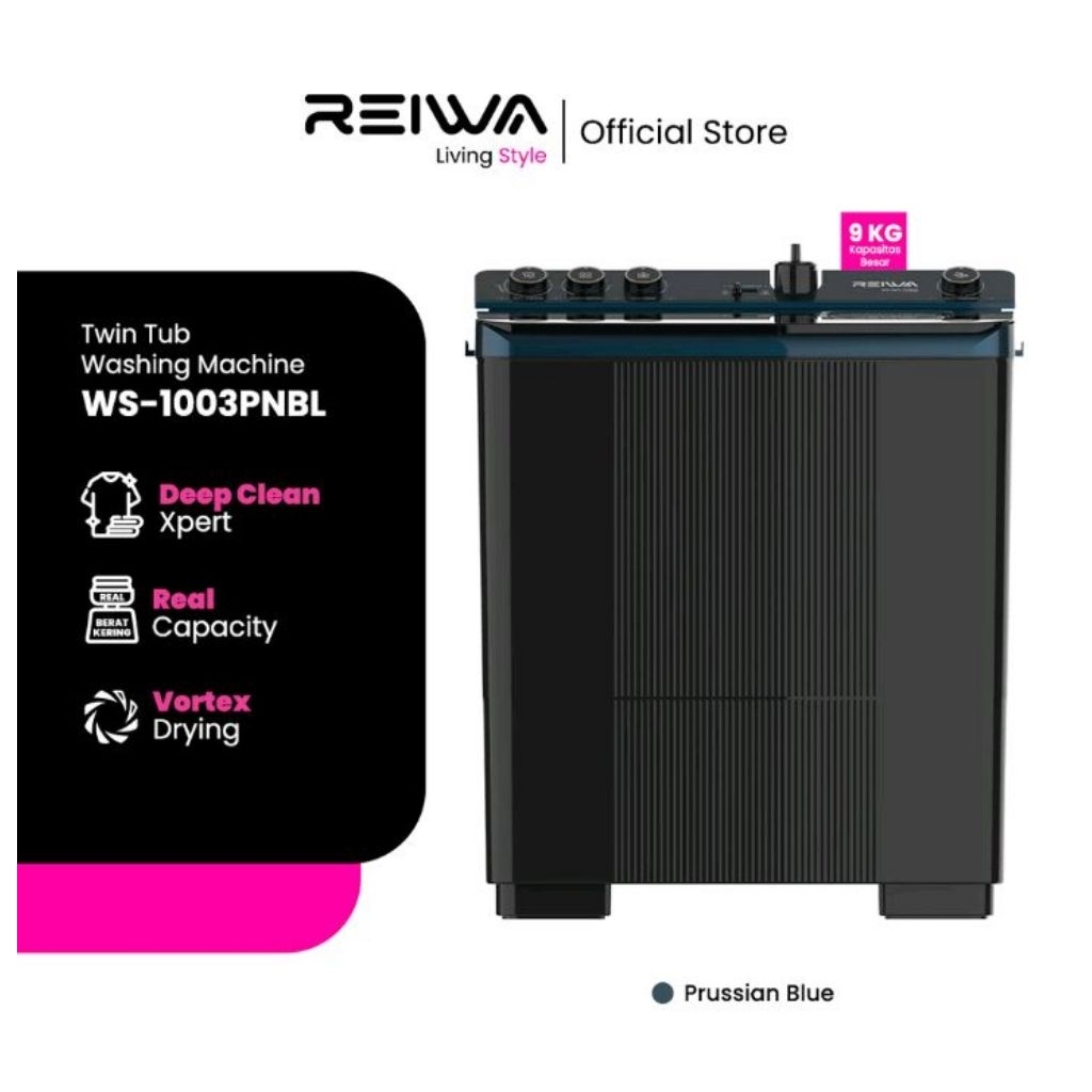 Reiwa Mesin Cuci 2 Tabung 8Kg WS0903