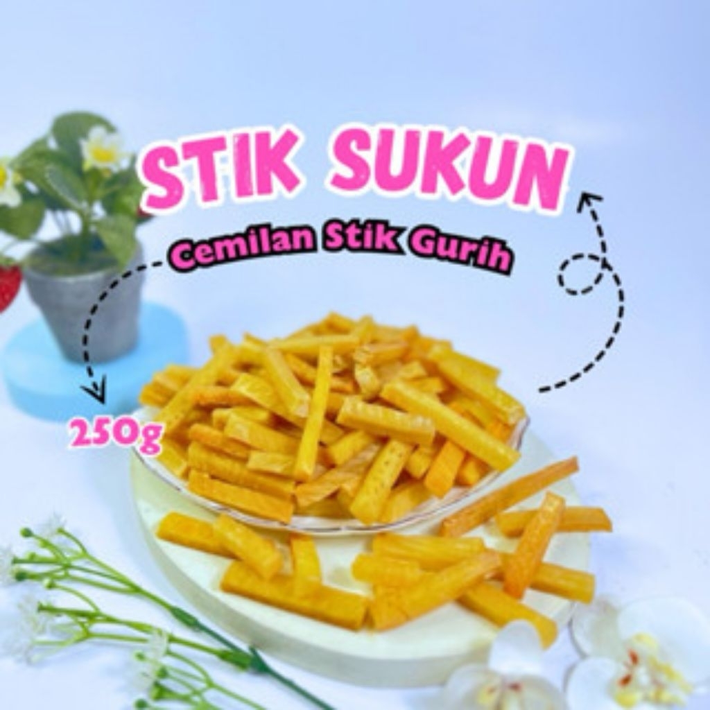 STIK Sukun Asin Gurih 250gram | Snack Kiloan Tradisional | Cemilan enak | Makanan Ringan