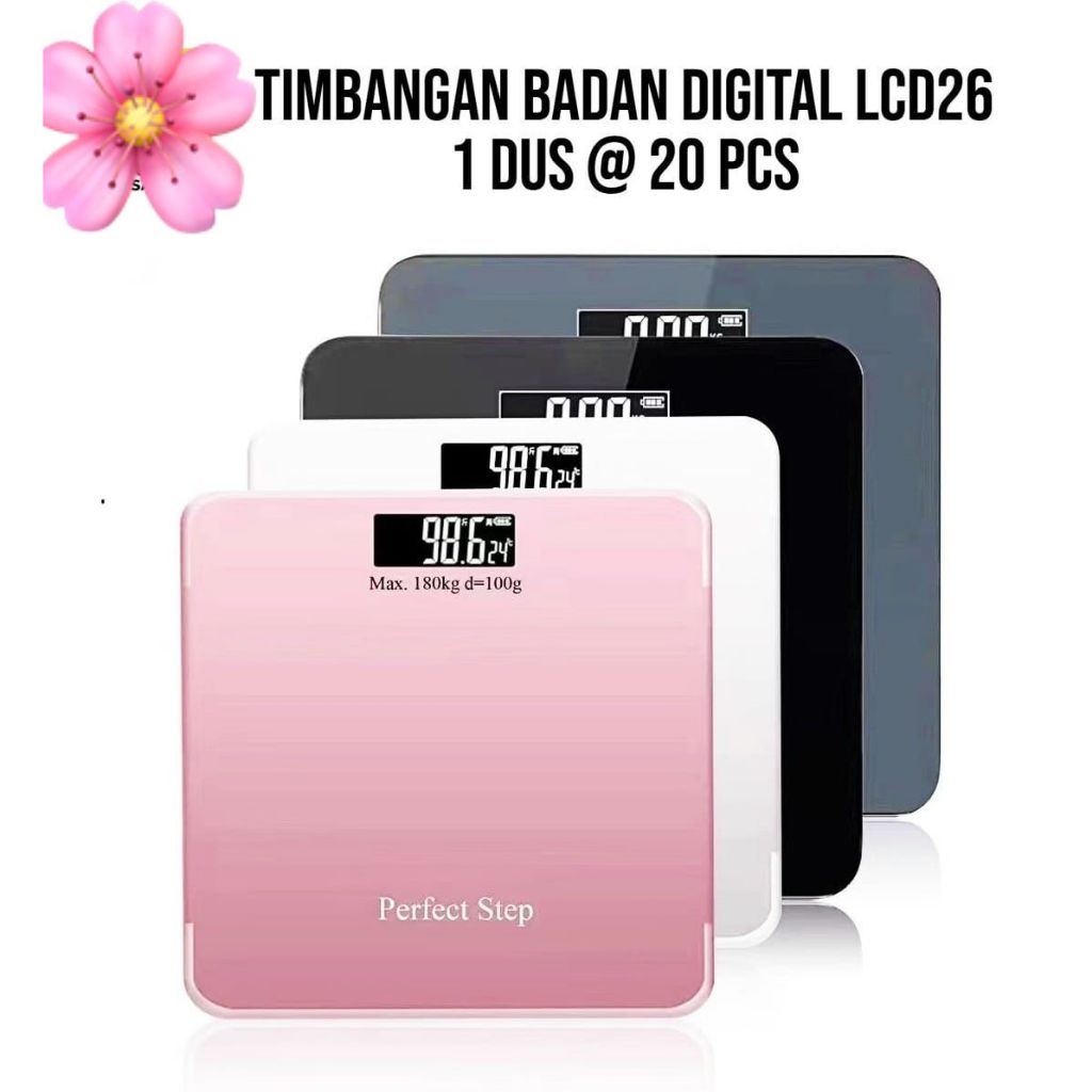 timbangan badan digital polos
