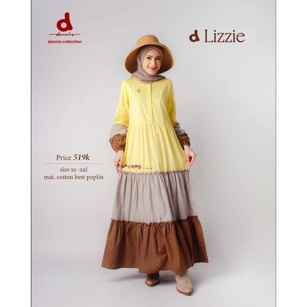 ABAYA DEWASA D'LIZZIE BY RUMAH DANNIS / SALE DANNIS / DANNIS TERBARU / ABAYA DANNIS / GAMIS DANNIS /