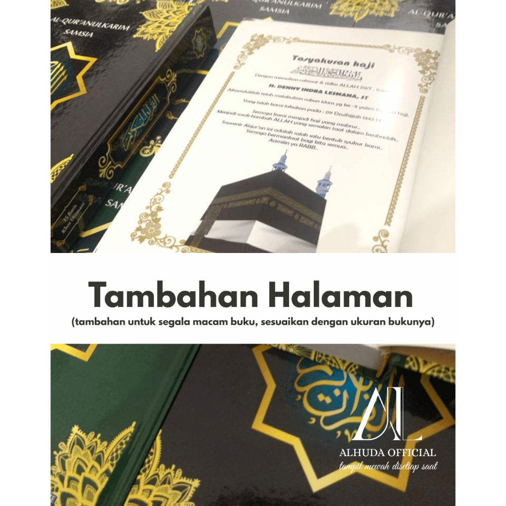 Tambah Sisipan Halaman untuk Al Quran / majmu syarif / yasin / dll