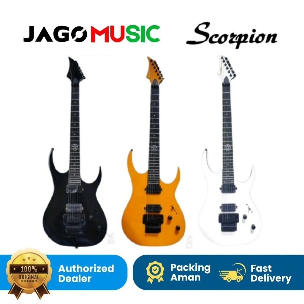Guitar Electric Scorpion SE600 Gitar Scorpion SE 600 Original
