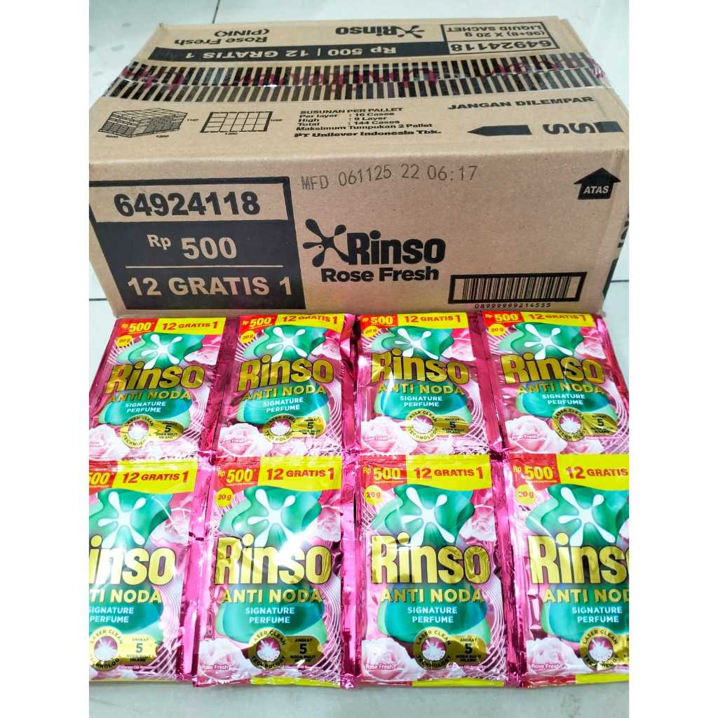 Rinso Cair 500an 1 DUS termurah