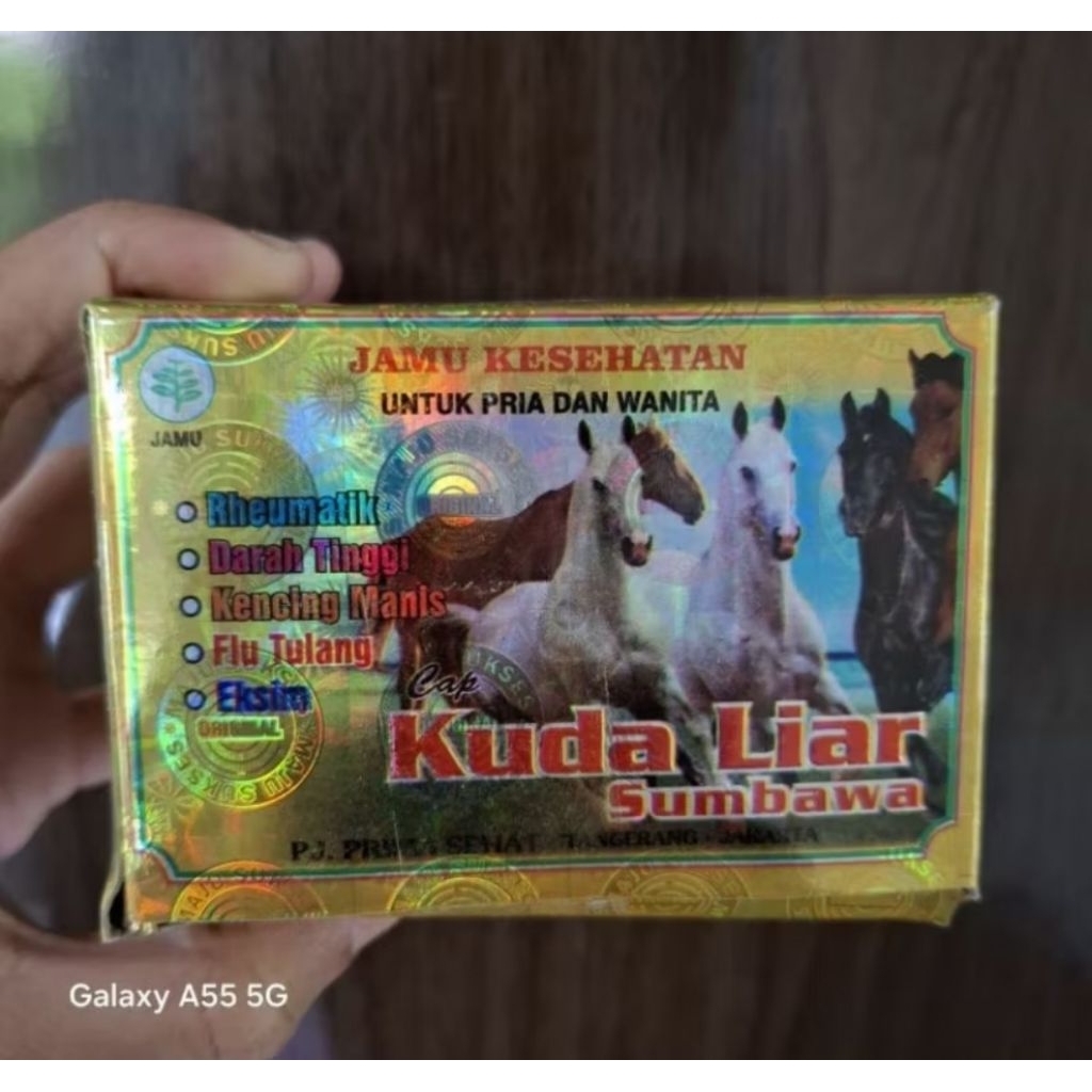 kuda liar sumbawa kapsul asam urat reumatik