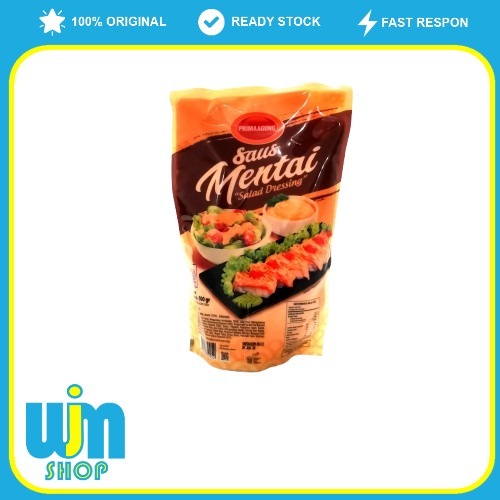 Prima Agung Mayonaise Mentai Mayo 500gr  Saus Salmon Mentai Halal