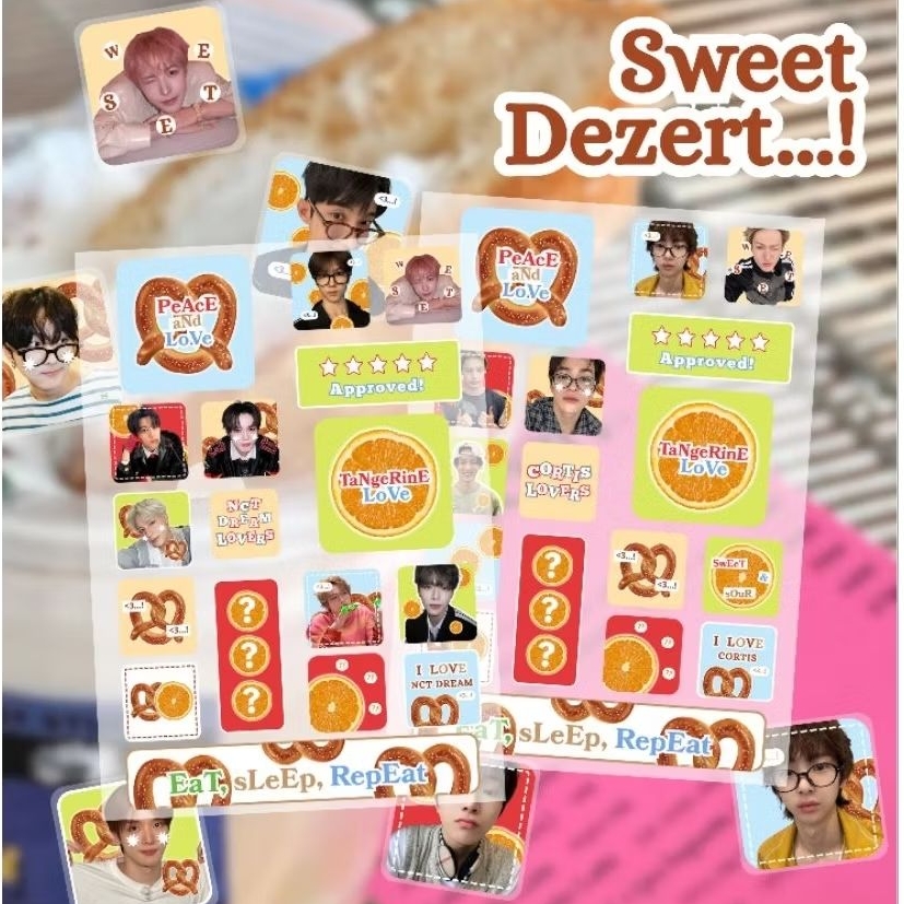 READY STOCK Sweet Dezert.. & Sugar Pop sticker