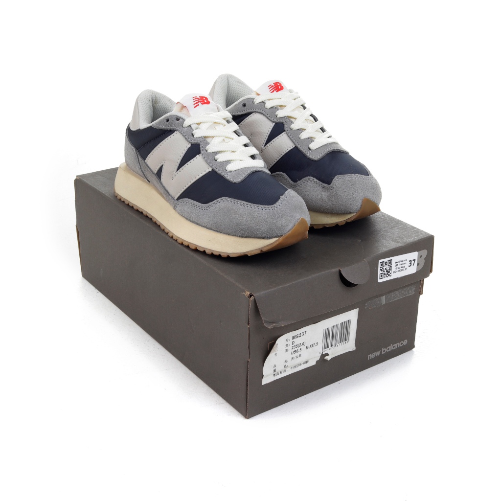New Balance 237 Trainers Grey Navy - NB 237