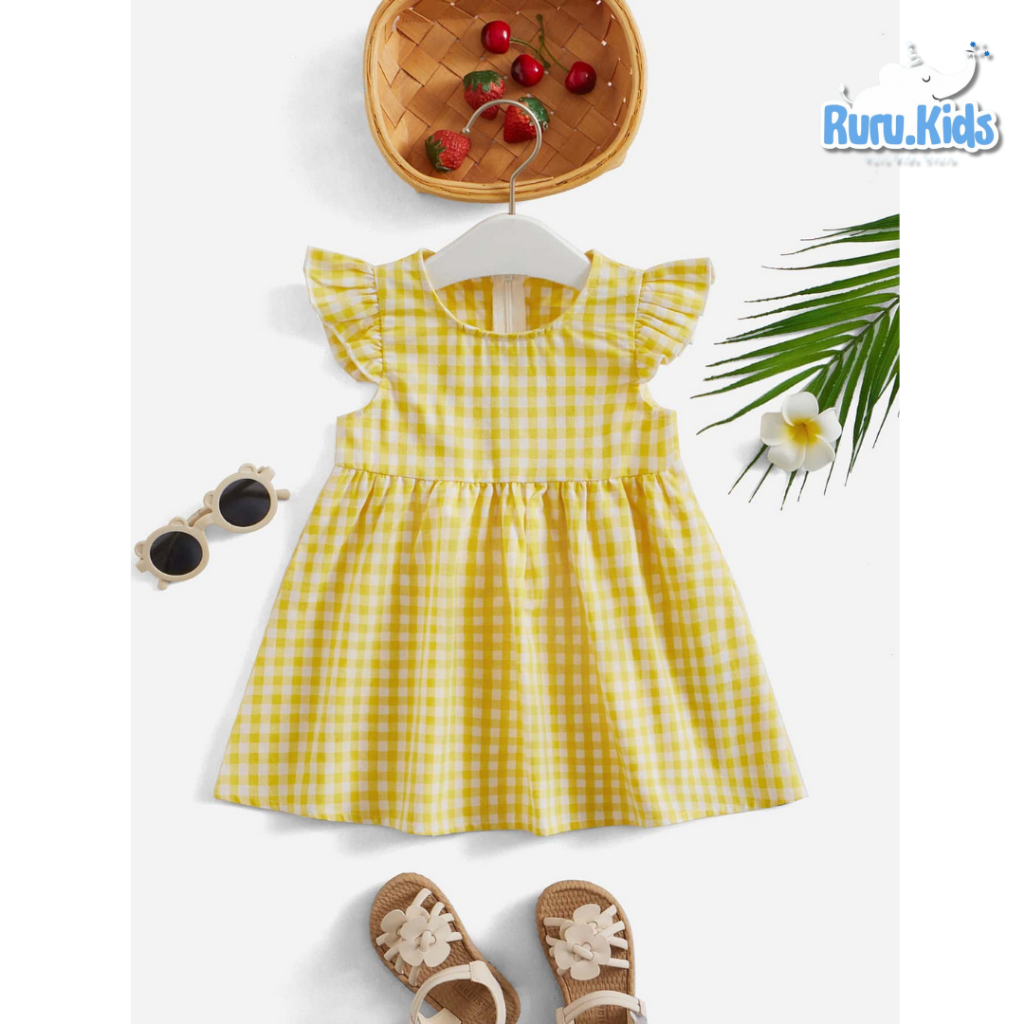 Baju Anak Perempuan/Dress Anak Perempuan /Baju Anak Dress Kirana / Rok anak / Dress bayi perempuan k