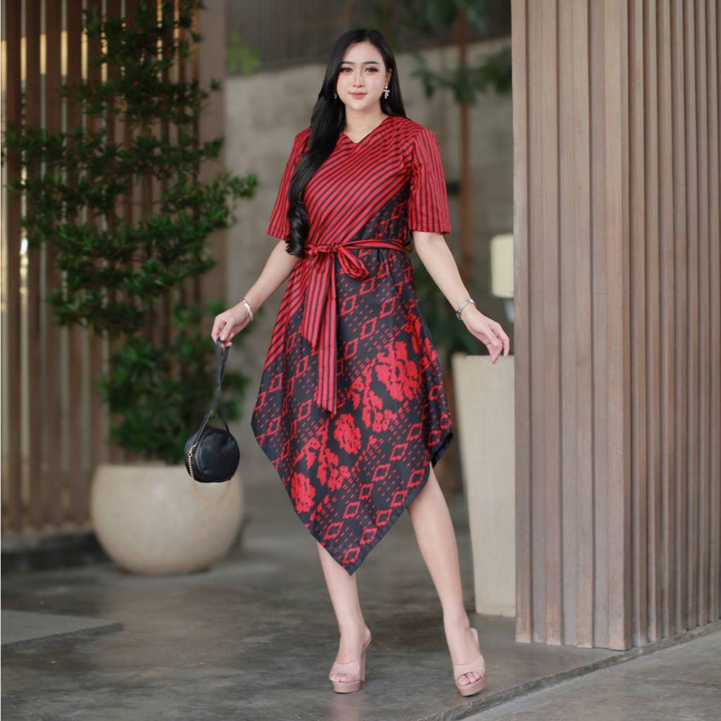 DRESS LANCIP MOTIF SONGKET  GAUN KONDANGAN / DRESS KONDANGAN / DRESS TENUN / ATASAN TENUN || DRESS K