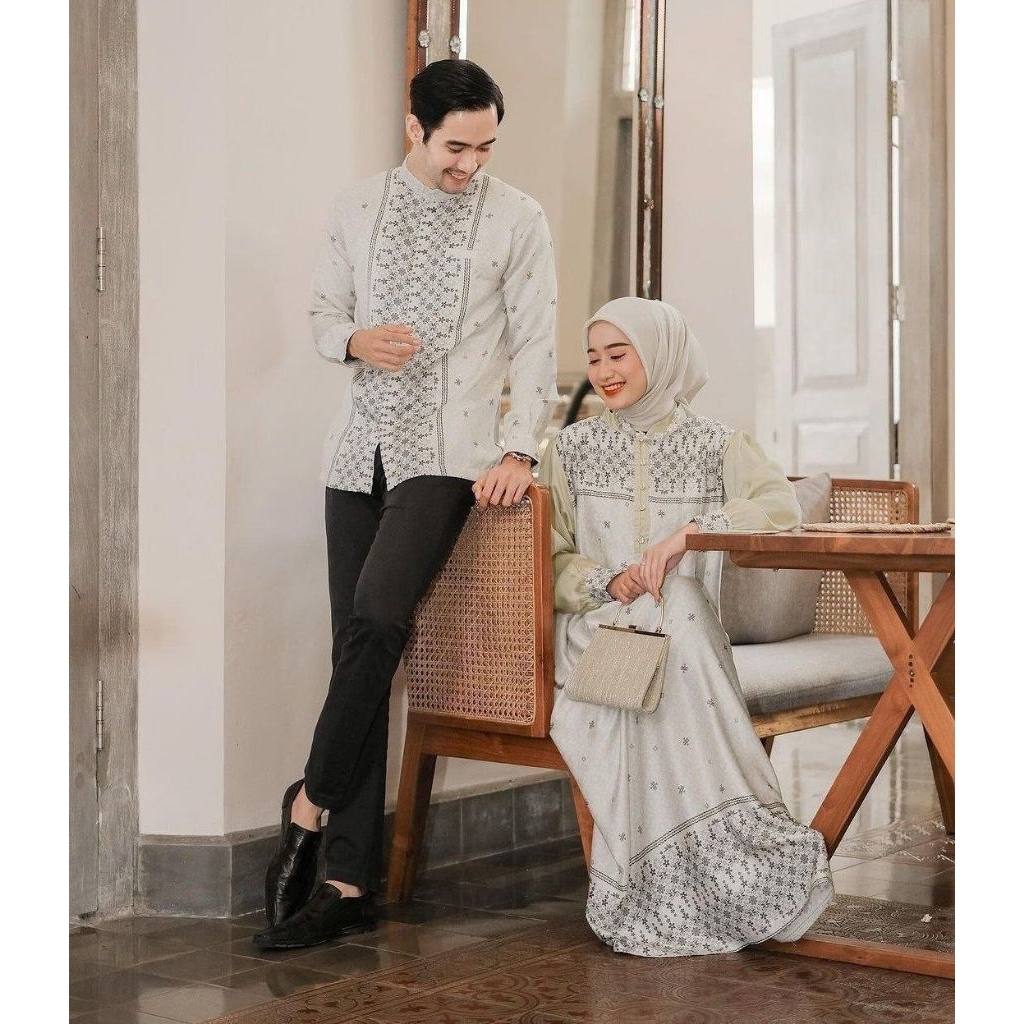 Le Khari Dress Viona Gamis Maxmara Busui Silky Premium Simple Elegant