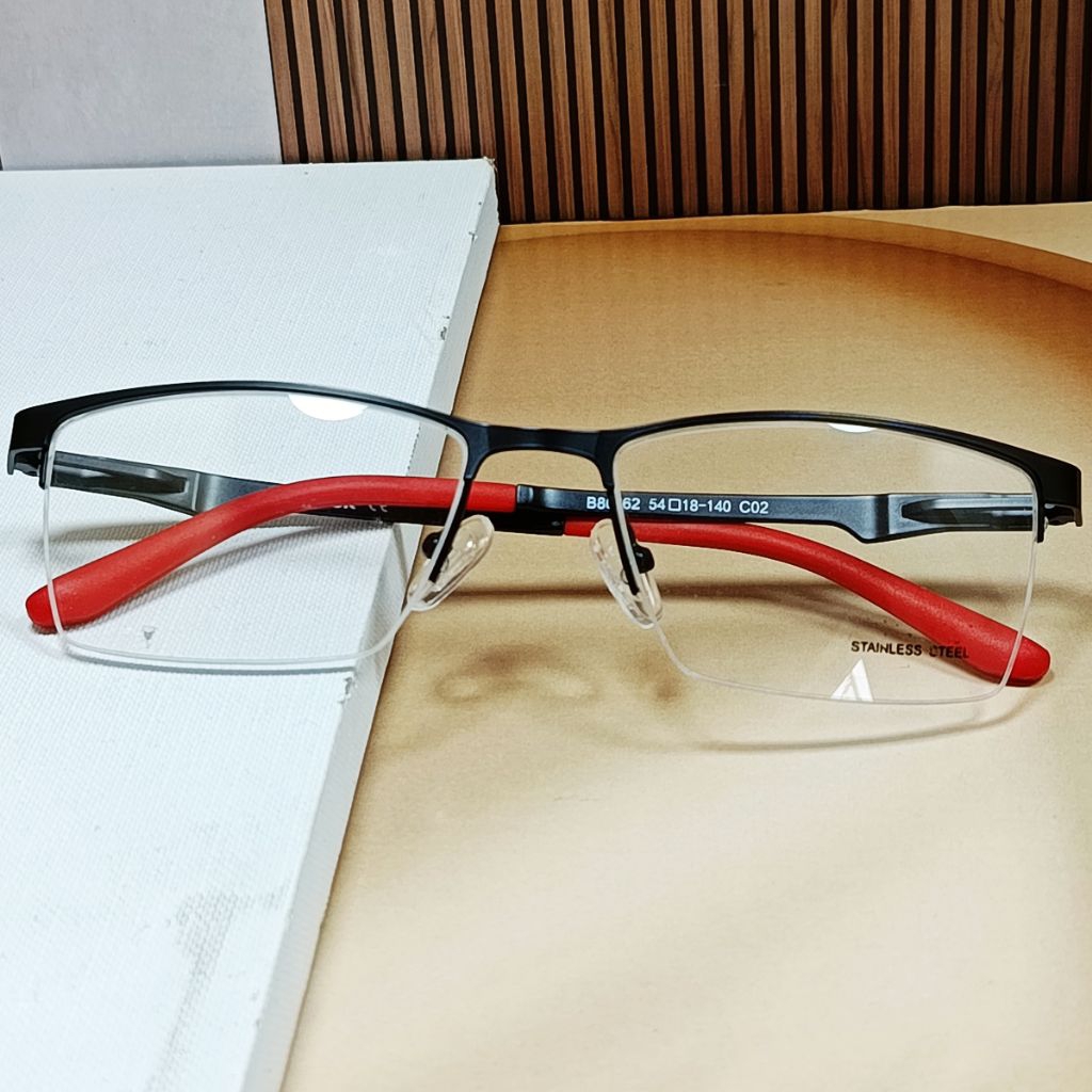 anti fog/embun kacamata baca plus progresif bluecromic lensa Domas